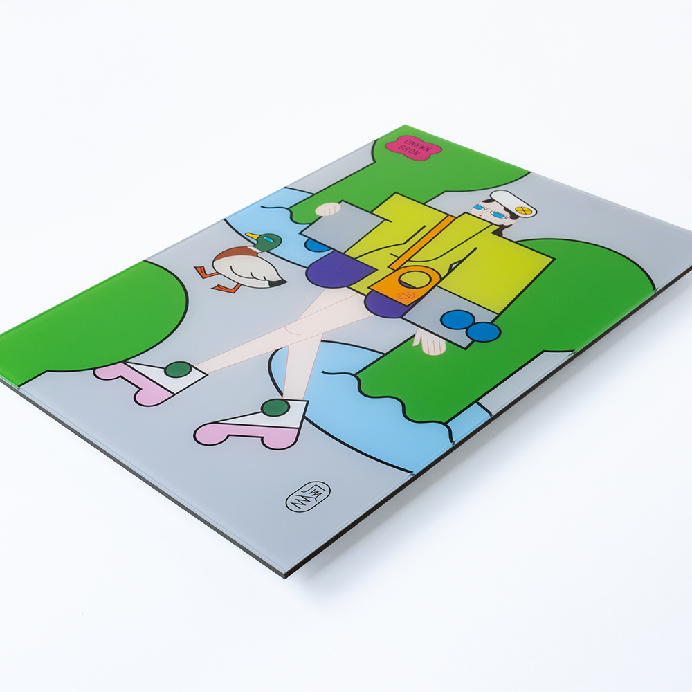 【受注作品】Walking with Duck　瓜生太郎　8月末頃ご配送