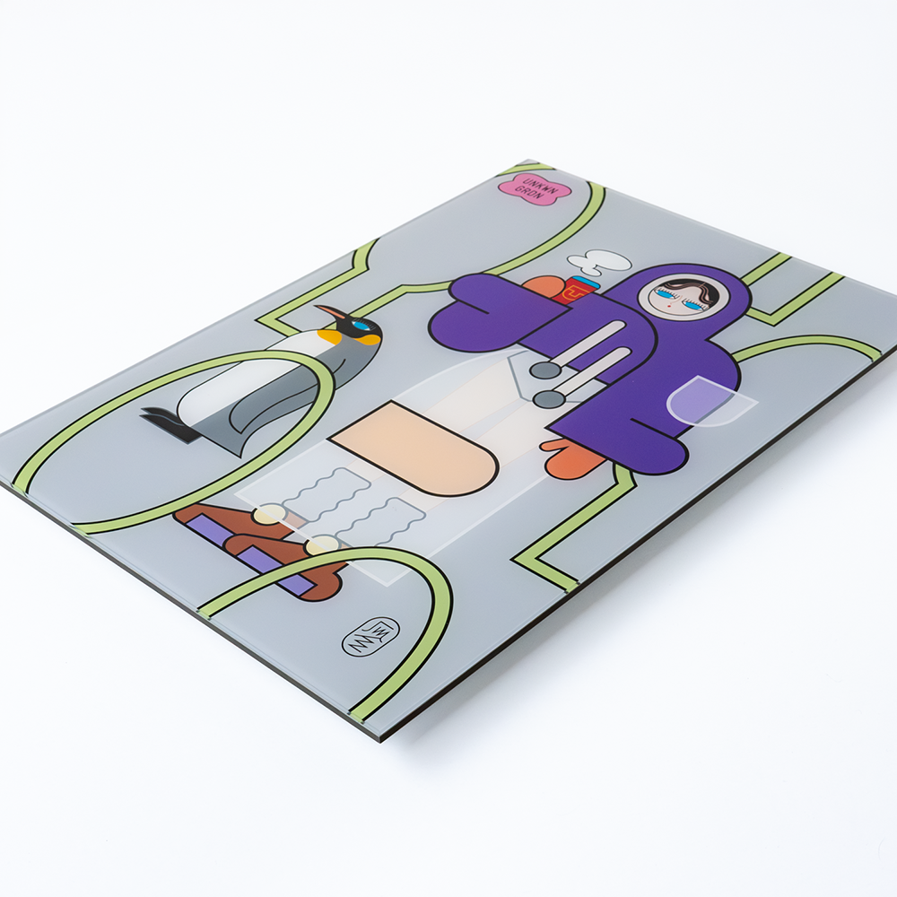 【受注作品】Coffee Time with Penguin　瓜生太郎　8月末頃ご配送