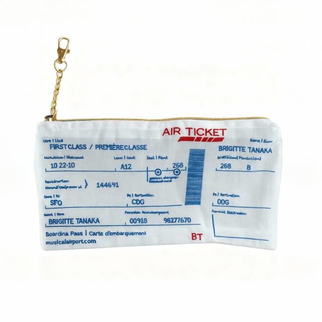 BRIGITTE TANAKA　AIRTICKET POCHETTE KEY HOLDER