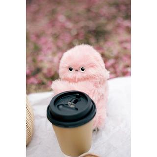 mirumi_Pink_ちら見するチャームロボット「みるみ」ピンク