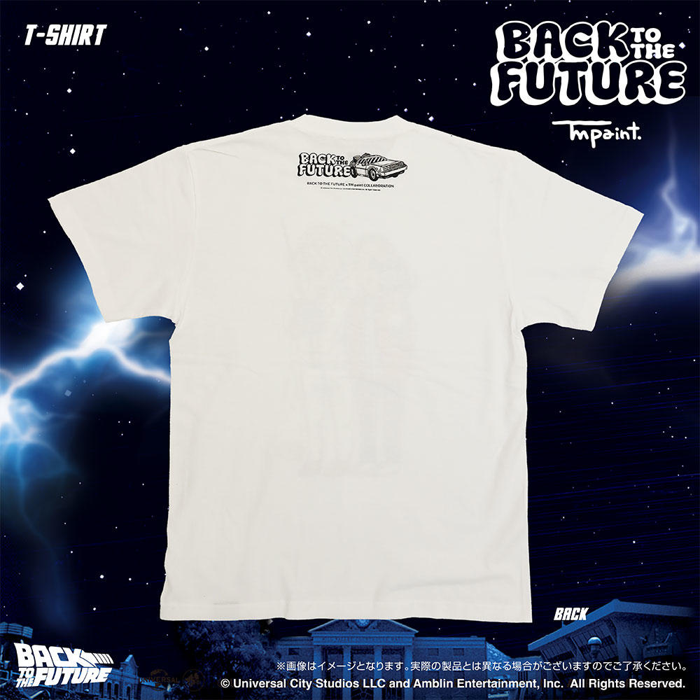 Back To The Future(バックトゥザフューチャー)  x TM paint Ｔシャツ Marty(マーティ) & Doc(ドク) 