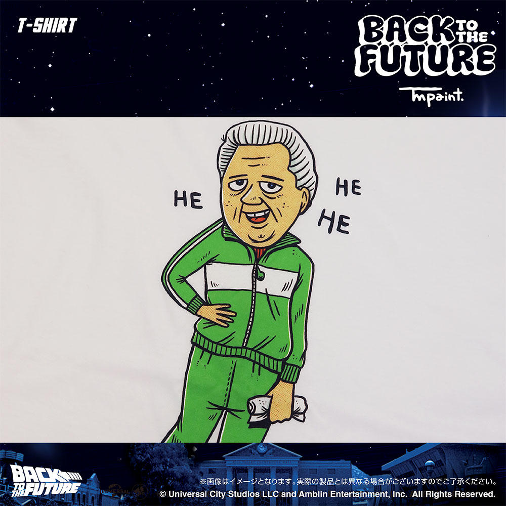 Back To The Future (バックトゥザフューチャー)x TM paint Ｔシャツ Biff (ビフ)80's