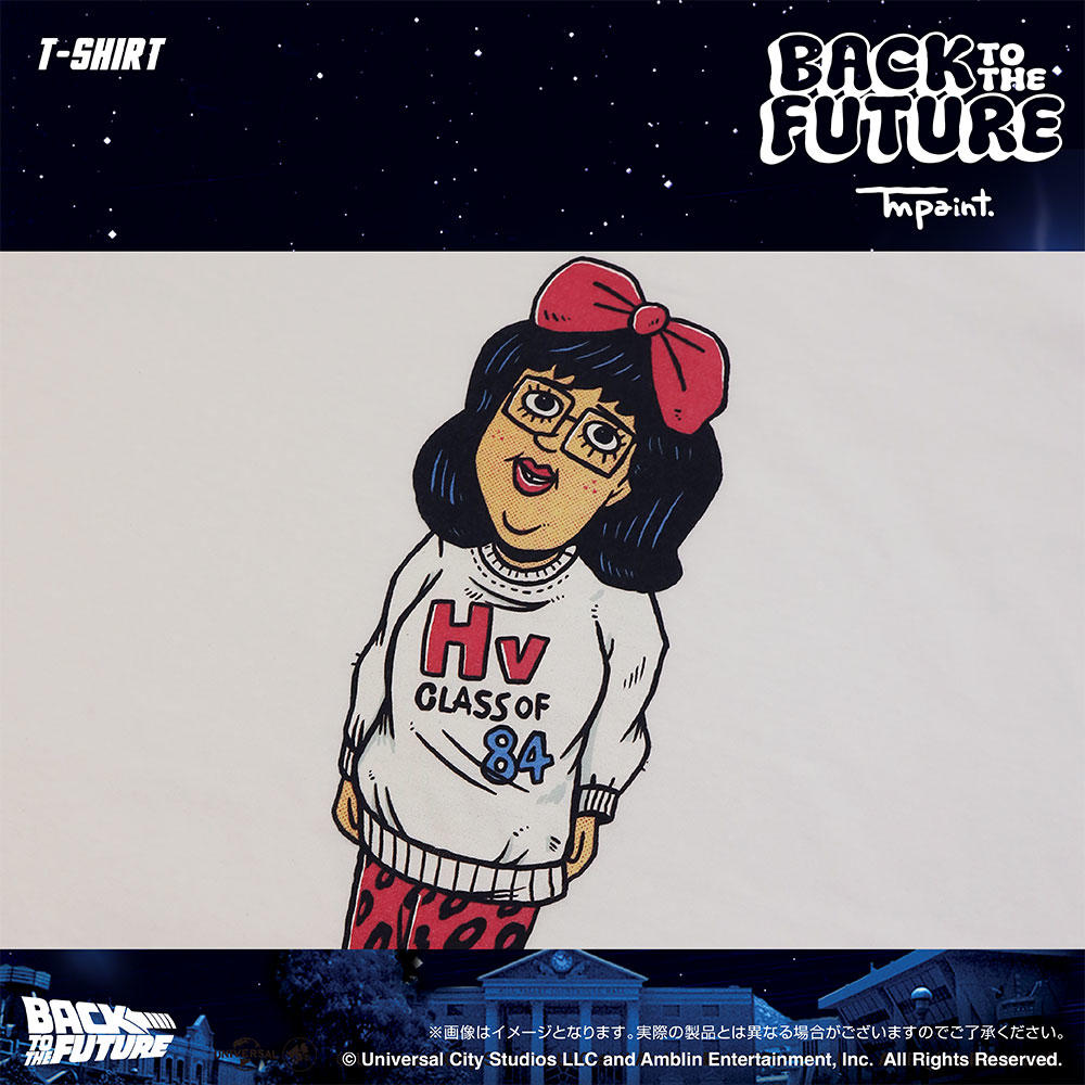 Back To The Future(バックトゥザフューチャー) x TM paint Ｔシャツ Linda(リンダ)