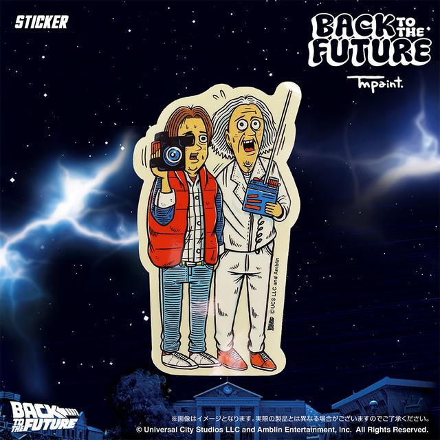 ステッカー Marty & Doc(マーティ＆ドク)