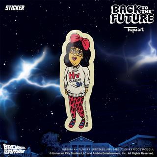 Back To The Future(バックトゥザフューチャー) x TM paint ステッカー Linda(リンダ)