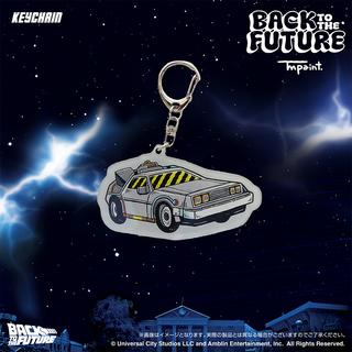 Back To The Future(バックトゥザフューチャー) x TM paint キーチェーンDelorean(デロリアン)