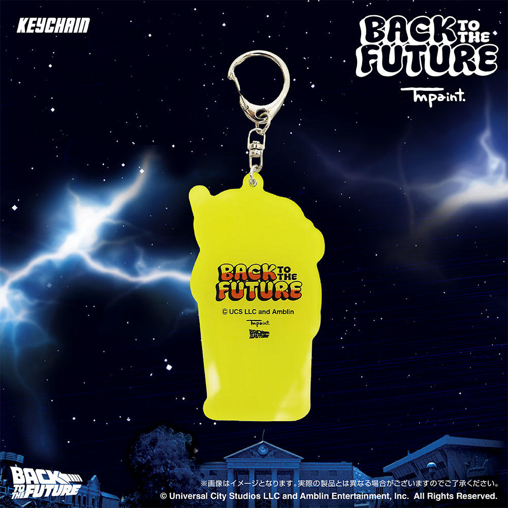 Back To The Future(バックトゥザフューチャー) x TM paint キーチェーン Marty & Doc(マーティ＆ドク)