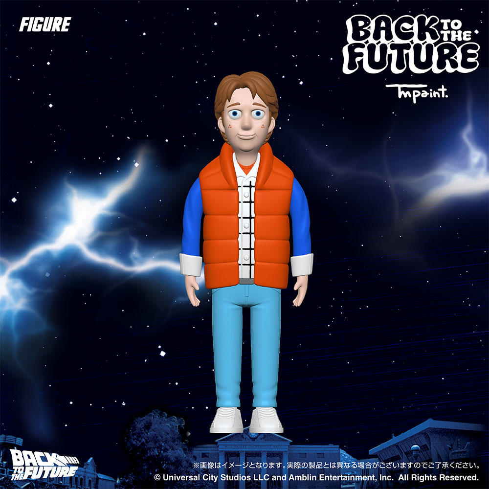 【受注生産：7月末頃お渡し予定】Back To The Future(バックトゥザフューチャー) x TM paint Vinyl Collectible Figure Marty & Doc(マーティ＆ドク)