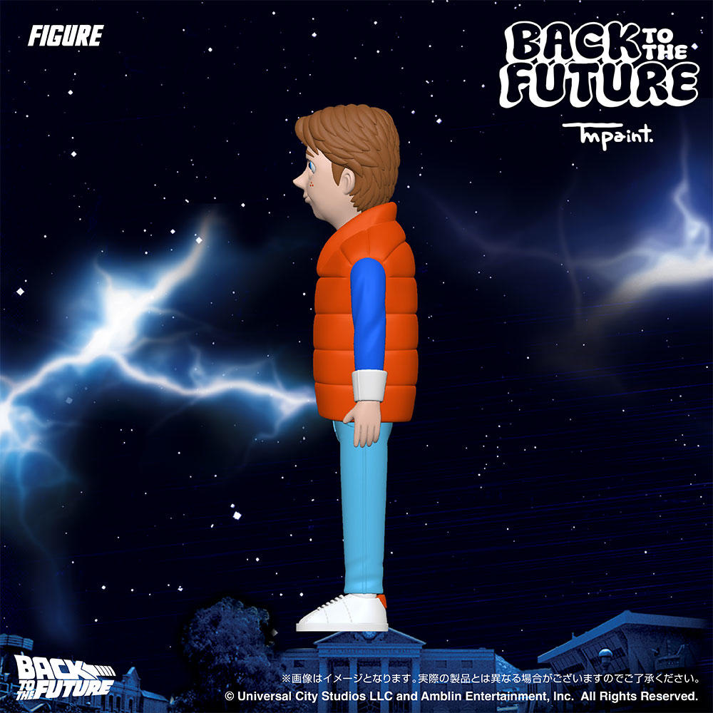 【受注生産：7月末頃お渡し予定】Back To The Future(バックトゥザフューチャー) x TM paint Vinyl Collectible Figure Marty & Doc(マーティ＆ドク)
