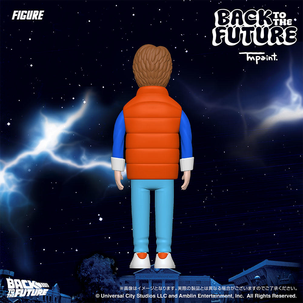 【受注生産：7月末頃お渡し予定】Back To The Future(バックトゥザフューチャー) x TM paint Vinyl Collectible Figure Marty & Doc(マーティ＆ドク)