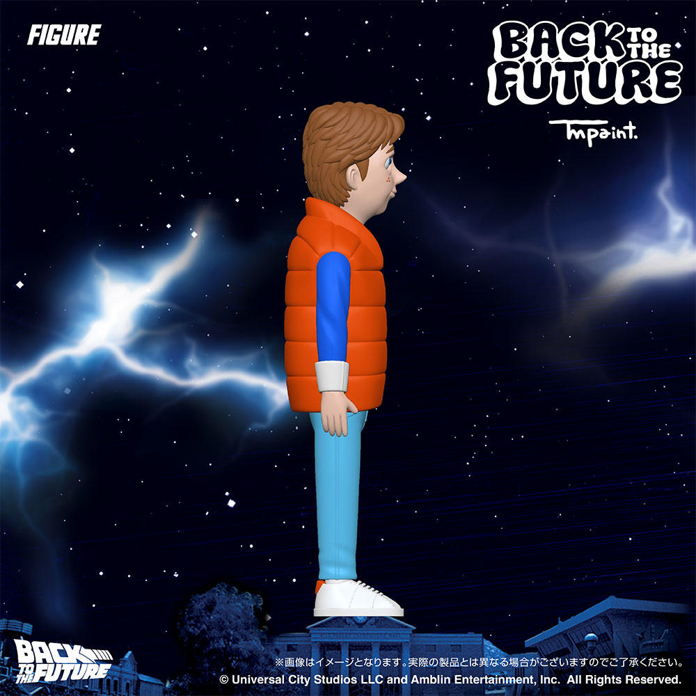 【受注生産：7月末頃お渡し予定】Back To The Future(バックトゥザフューチャー) x TM paint Vinyl Collectible Figure Marty & Doc(マーティ＆ドク)