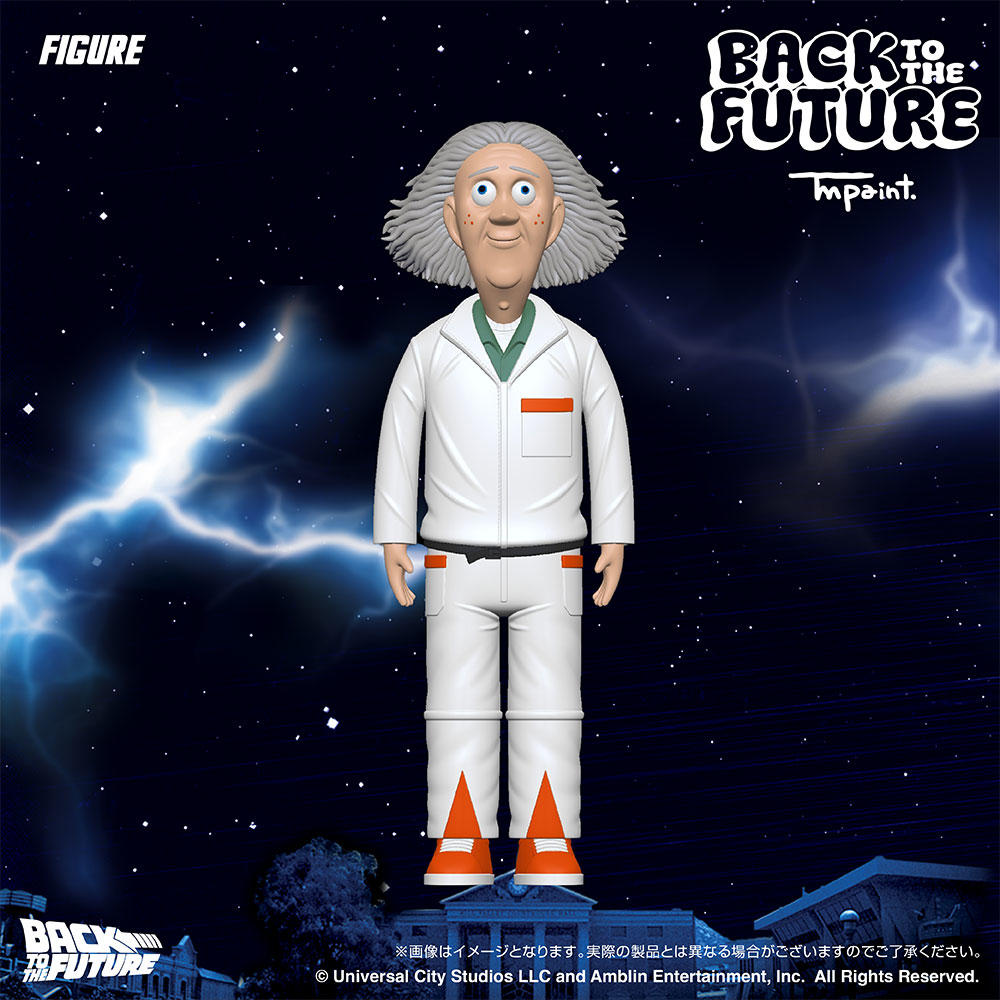 【受注生産：7月末頃お渡し予定】Back To The Future(バックトゥザフューチャー) x TM paint Vinyl Collectible Figure Marty & Doc(マーティ＆ドク)