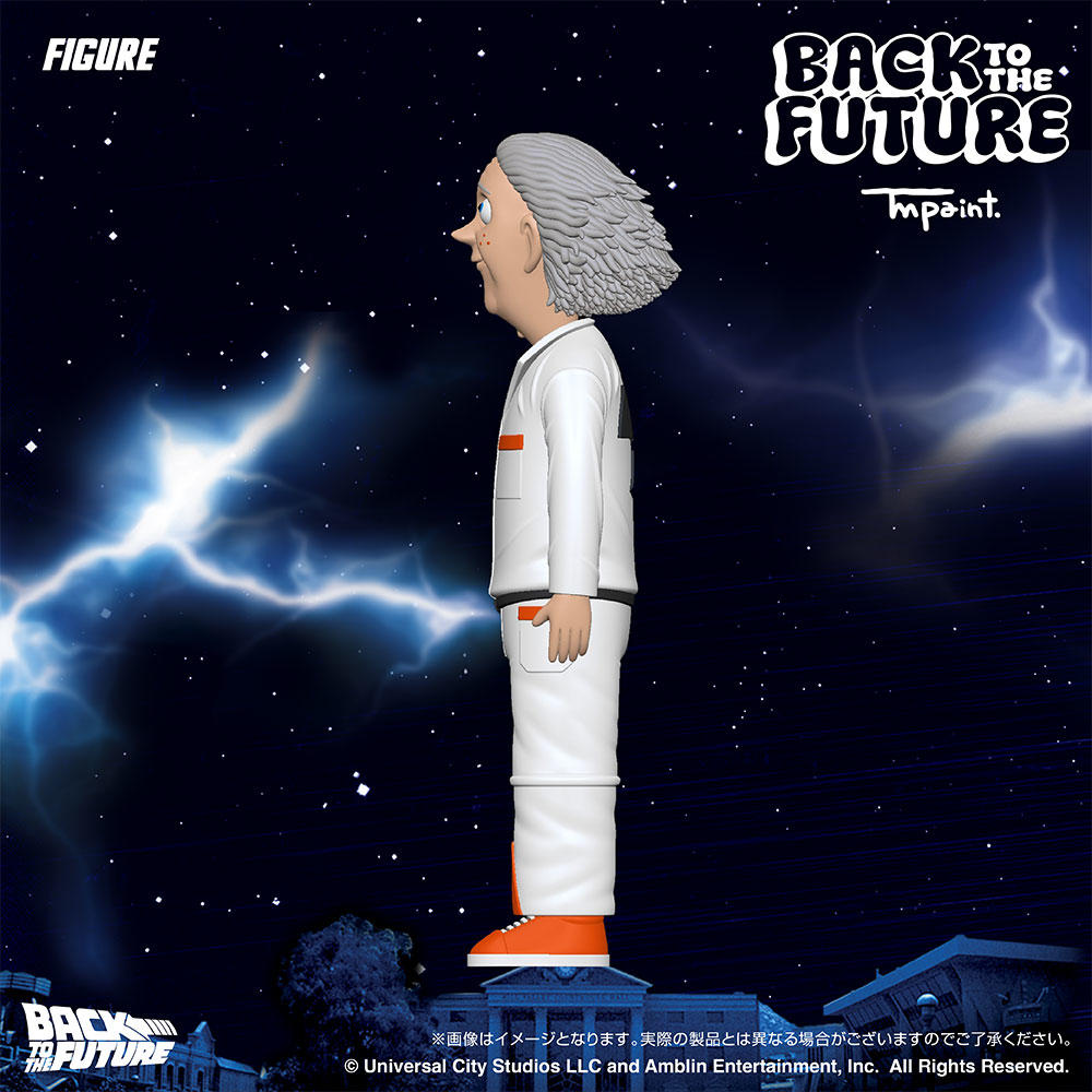 【受注生産：7月末頃お渡し予定】Back To The Future(バックトゥザフューチャー) x TM paint Vinyl Collectible Figure Marty & Doc(マーティ＆ドク)