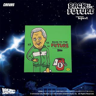 【受注生産：7月末頃お渡し予定】Back To The Future(バックトゥザフューチャー) x TM paint キャンバス Biff 80's(ビフ)