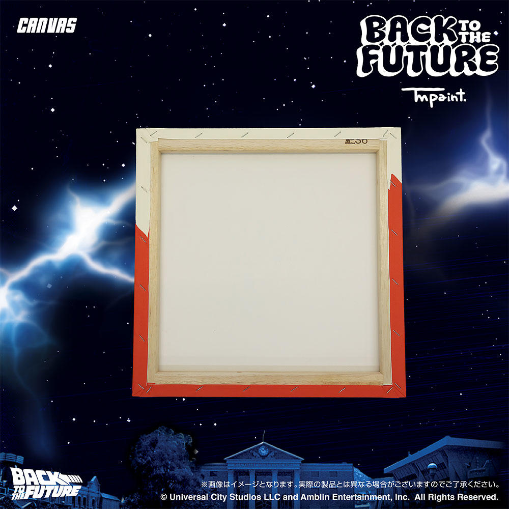 【受注生産：7月末頃お渡し予定】Back To The Future(バックトゥザフューチャー) x TM paint キャンバス Logo(ロゴ)