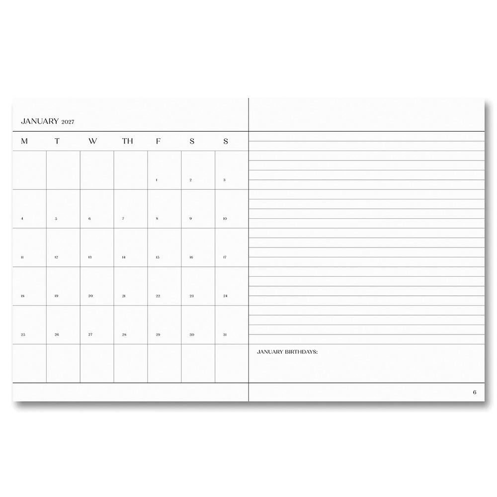 【予約】THE IMPORTANT FLOWERS PLANNER 2027　※2026年8月下旬～９月上旬頃発送予定