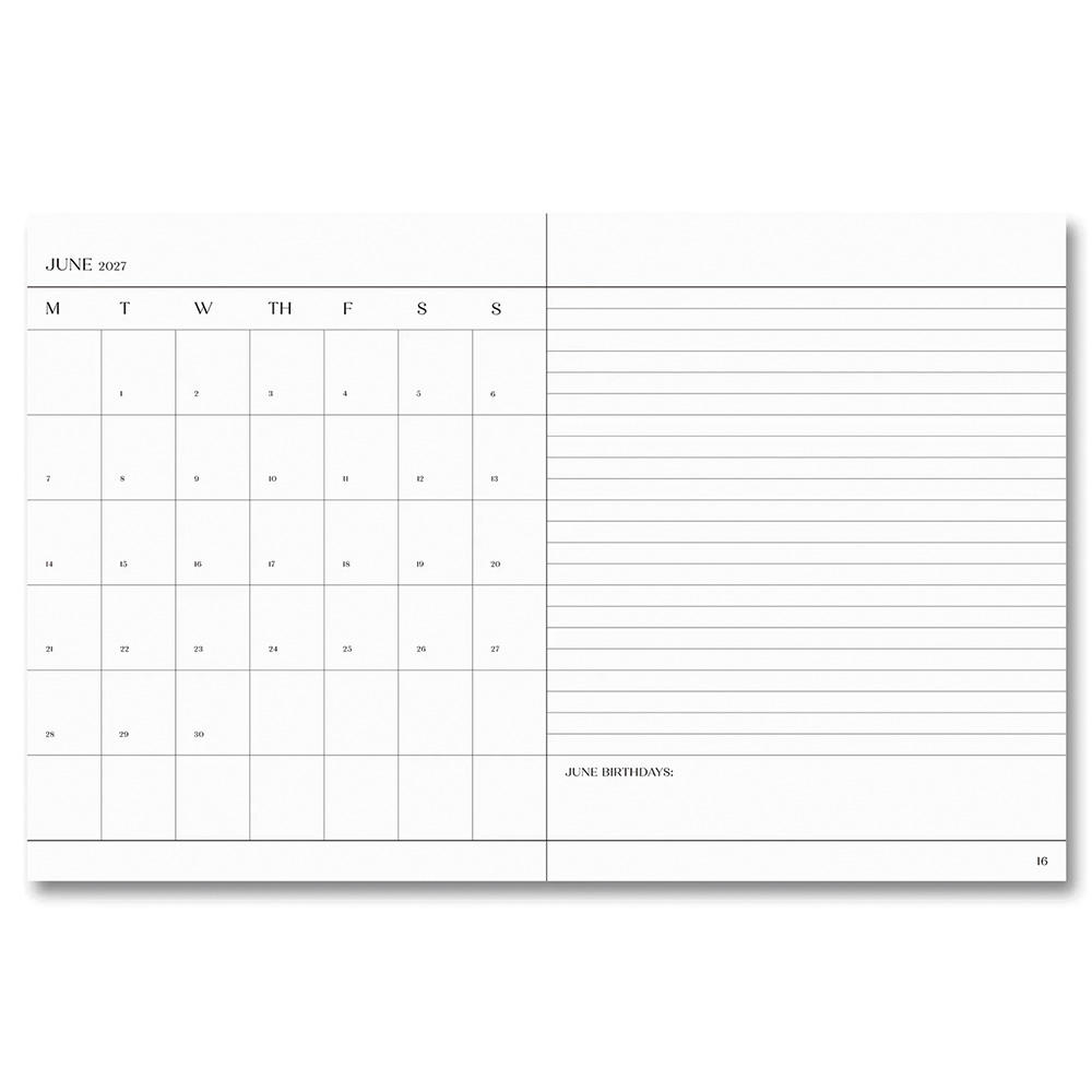 【予約】THE IMPORTANT FLOWERS PLANNER 2027　※2026年8月下旬～９月上旬頃発送予定