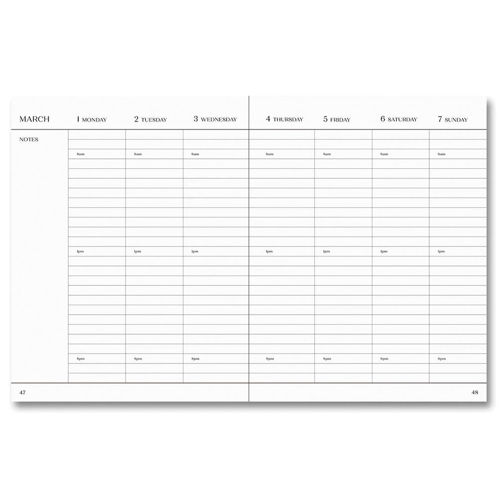 【予約】THE IMPORTANT FLOWERS PLANNER 2027　※2026年8月下旬～９月上旬頃発送予定