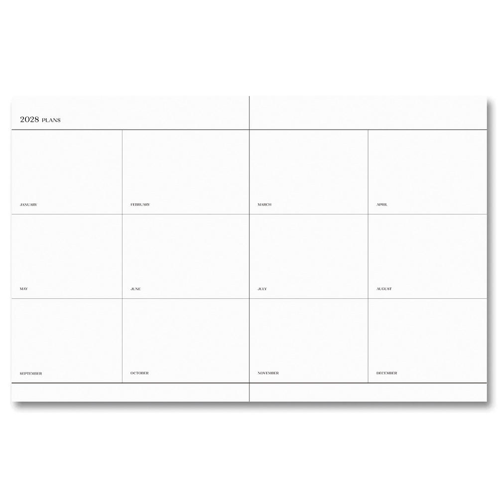 【予約】THE IMPORTANT FLOWERS PLANNER 2027　※2026年8月下旬～９月上旬頃発送予定