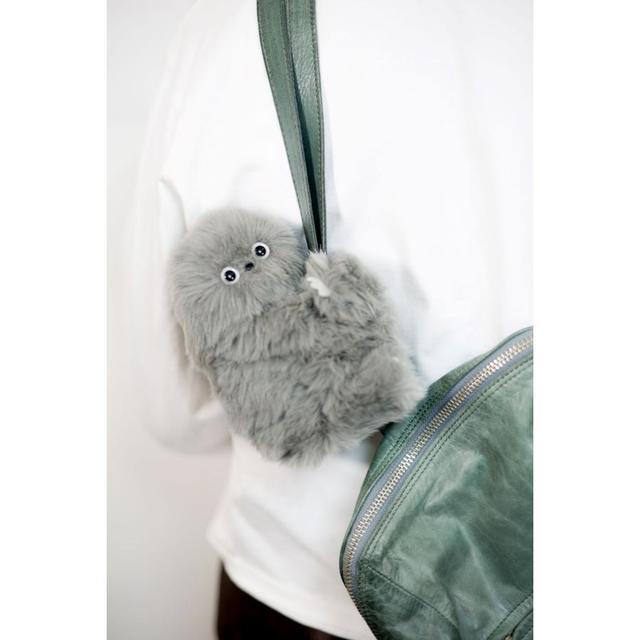 mirumi ミルミ ”ちら見”するチャームロボット Gray グレー