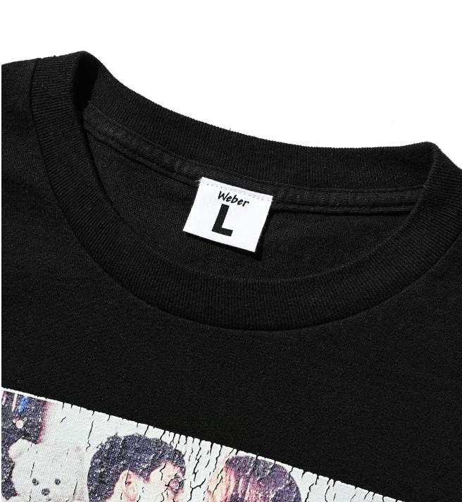 【KIDS×weber】 Photo T Shirt Black XLサイズ