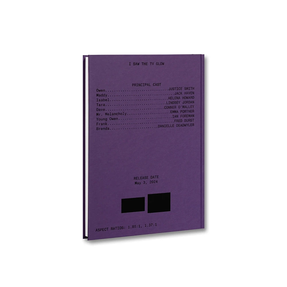 【A24】I SAW THE TV GLOW SCREENPLAY BOOK by Jane Schoenbrun　映画『テレビの中に入りたい』　ジェーン・シェーンブルン　作品集