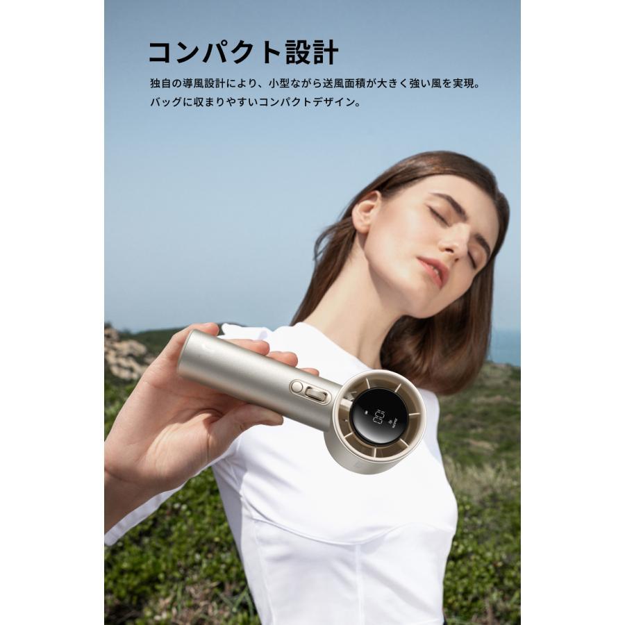 JisuLife（ジスライフ）Handheld Fan（ハンディファン） Pro1 S Dark Gray