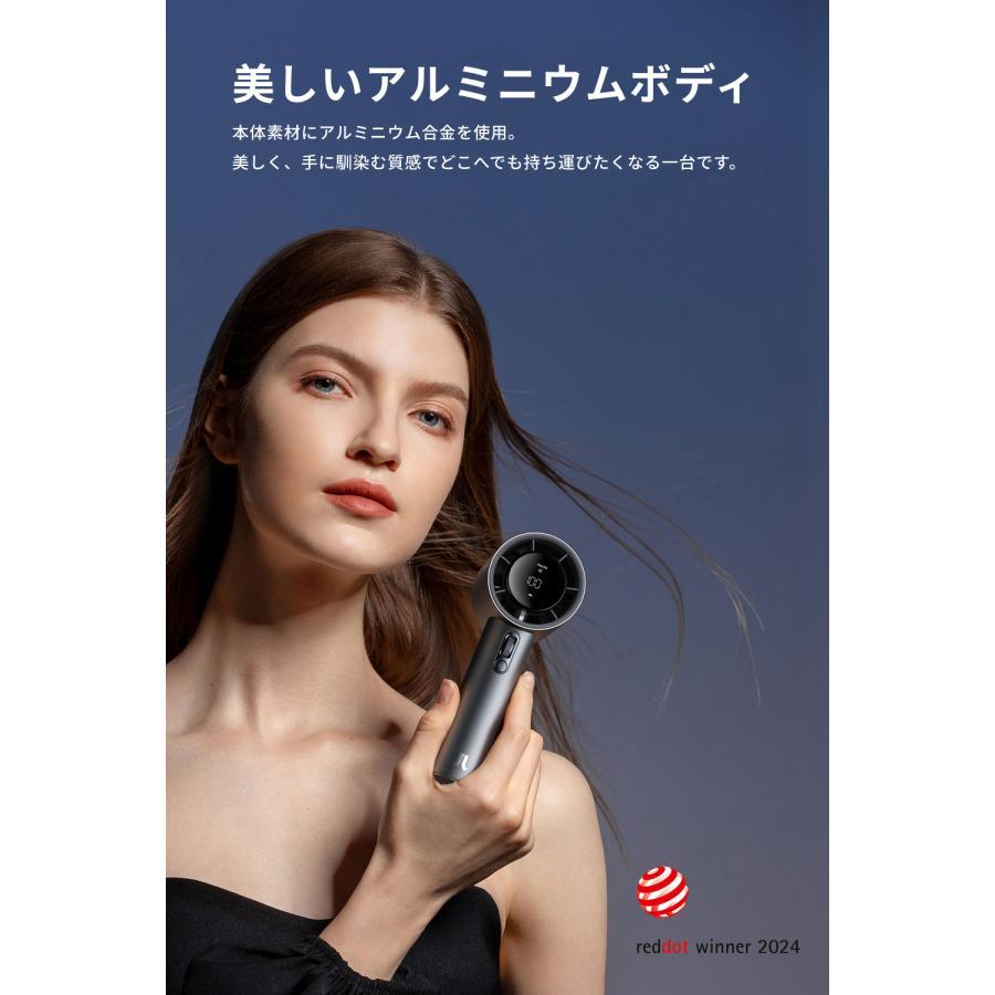 JisuLife（ジスライフ）Handheld Fan（ハンディファン） Pro1 S Gold