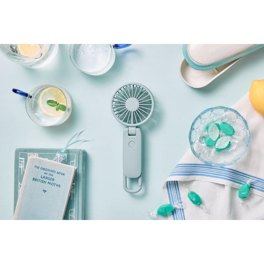 RHYTHM（リズム）ハンディファンSilky Wind Mobile 4 ブルー