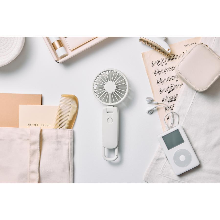 RHYTHM（リズム）ハンディファンSilky Wind Mobile 4 ライトグレー