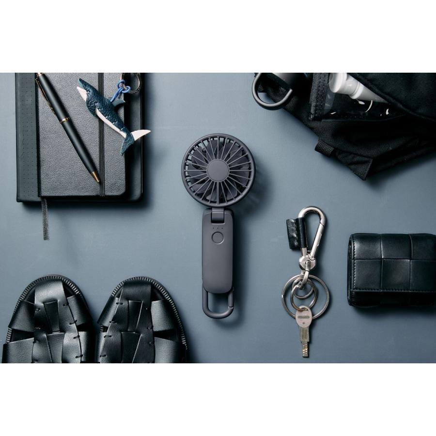 RHYTHM（リズム）ハンディファンSilky Wind Mobile 4 ダークグレー