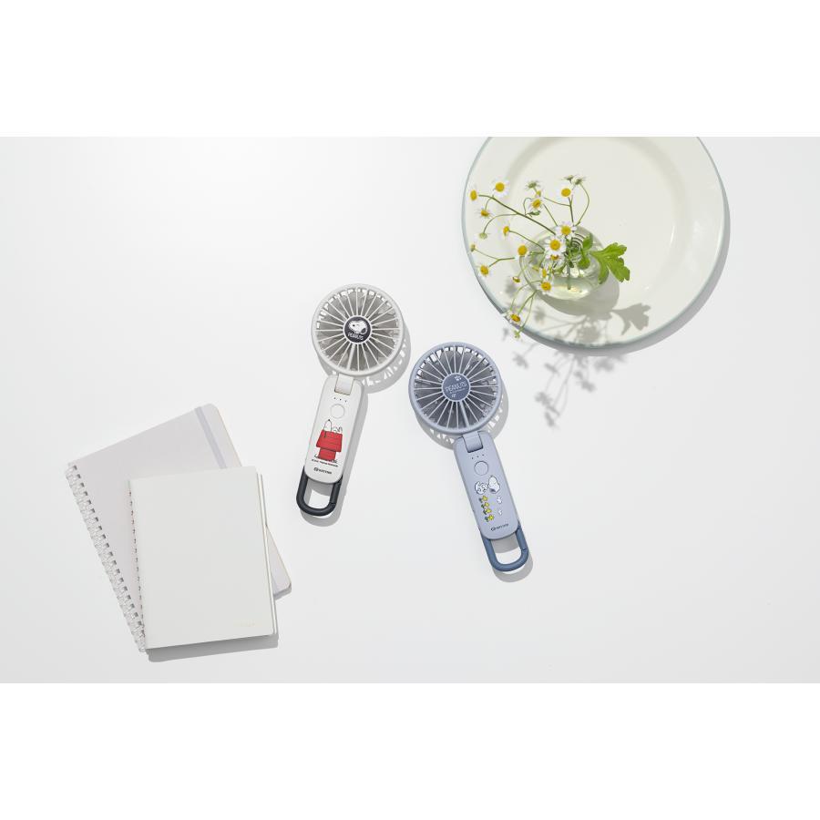 RHYTHM（リズム）ハンディファンSilky Wind Mobile 4 スヌーピー ホワイト