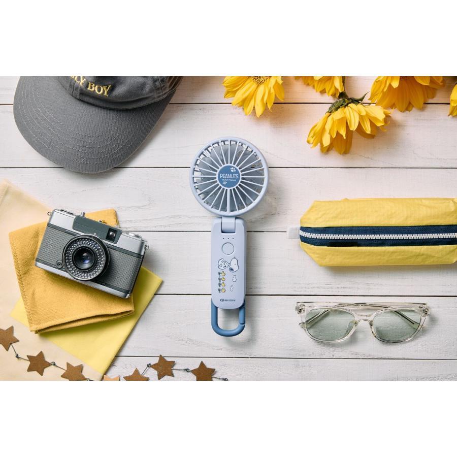 RHYTHM（リズム）ハンディファンSilky Wind Mobile 4 スヌーピーブルー