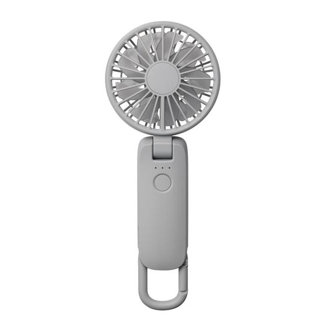RHYTHM（リズム）ハンディファンSilky Wind Mobile 4 ミディアムグレー 