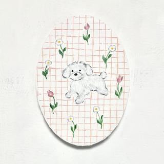 【利光春華・原画】No.6 毎日楽しいよ(Coron)　※会期終了後6月中の発送予定