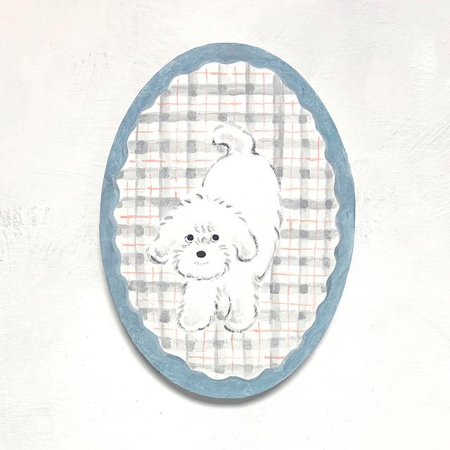 【利光春華・原画】No.16 ふわふわなあまえんぼう(Willie)　※会期終了後6月中の発送予定
