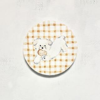 【利光春華・原画】No.23 パンが好き！(KOHAKU)　※会期終了後6月中の発送予定
