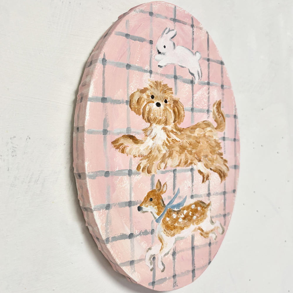 【利光春華・受注制作作品】No.1 Eternal Happiness (ROPE)　※会期終了後７月中の発送予定