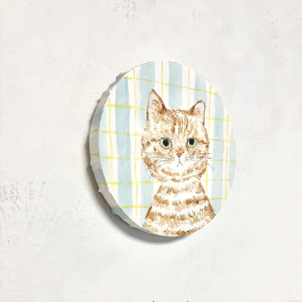 【利光春華・受注制作作品】No.18 家族にしてくれてありがとう(Chikuwa)　※会期終了後７月中の発送予定