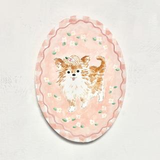 【利光春華・受注制作作品】No.15 いつでもここにいるよ (hana)　※会期終了後７月中の発送予定