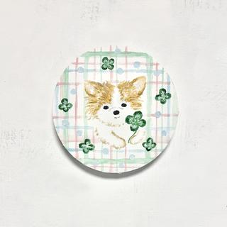 【利光春華・受注制作作品】No.21 四葉のクローバー(YOTSUBA)　※会期終了後７月中の発送予定