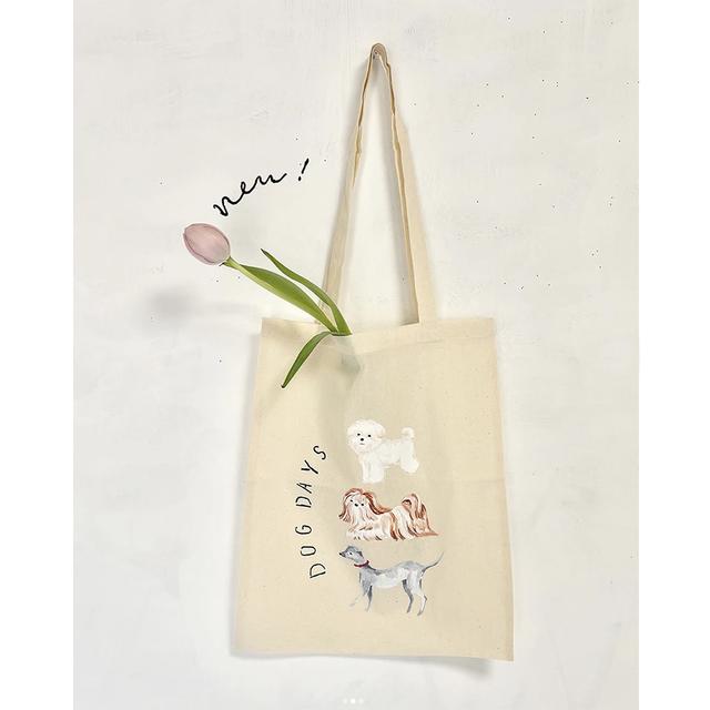 【利光春華】作品”DOG DAYS”トートバッグ 