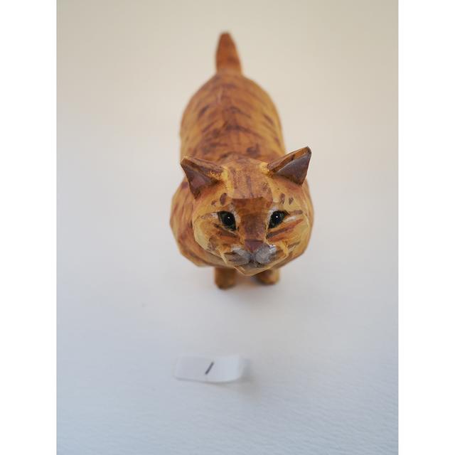 【バンナイリョウジ作品】①茶トラ(立)　※6月下旬頃ご配送予定