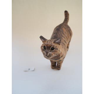 【バンナイリョウジ作品】②キジトラ(立)　※6月下旬頃ご配送予定