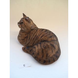 【バンナイリョウジ作品】⑤キジトラ(座)　※6月下旬頃ご配送予定