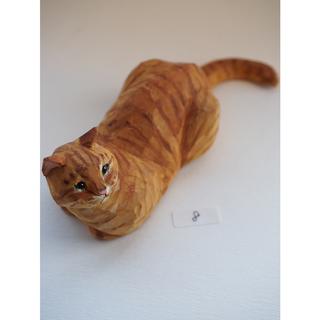 【バンナイリョウジ作品】⑧茶トラ(座)　※6月下旬頃ご配送予定