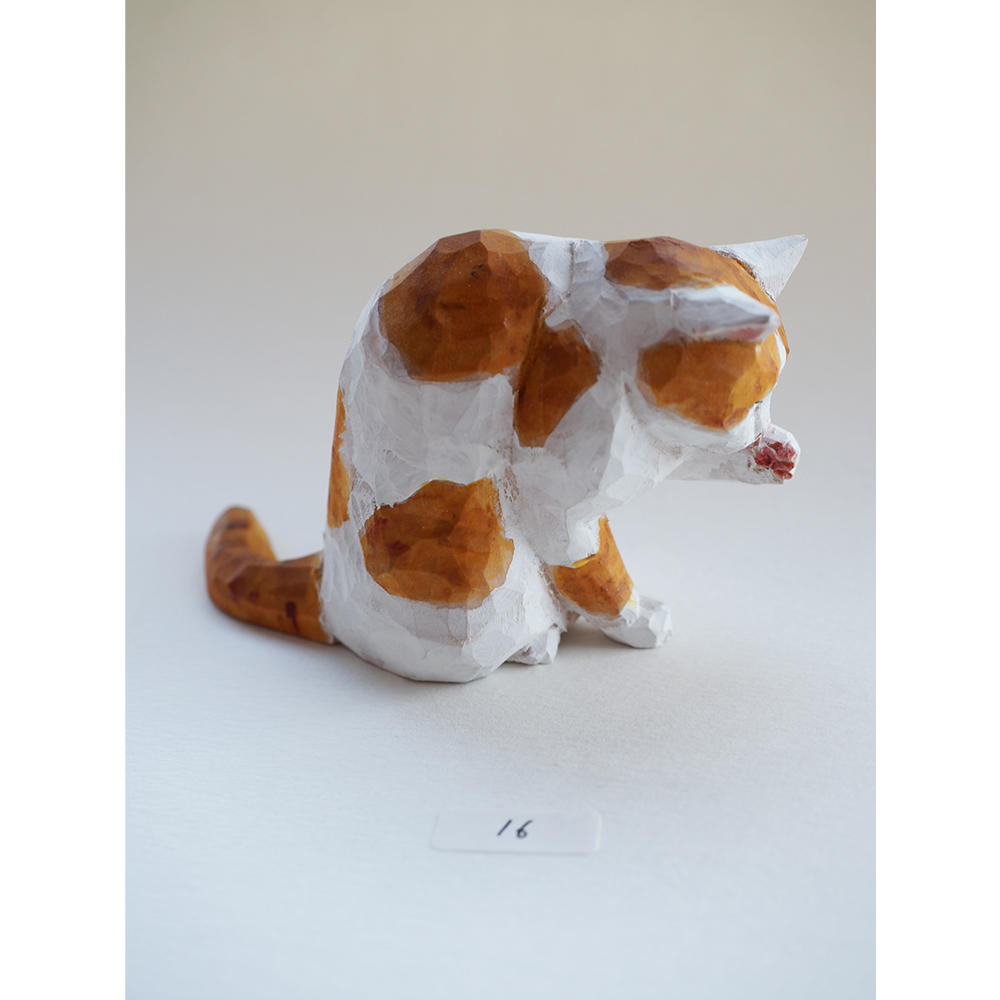 【バンナイリョウジ作品】⑯茶シロ　ぺロペロ　※6月下旬頃ご配送予定