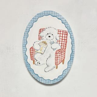 【利光春華・原画(後期)】No.36 僕は人間 (kinu) ※会期終了後6月中の発送予定
