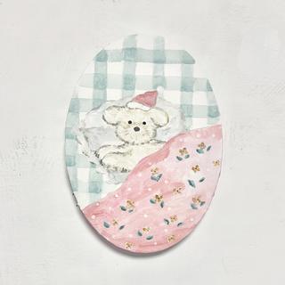 【利光春華・受注制作作品(後期)】No.30 甘えん坊 (MILK) ※会期終了後７月中の発送予定