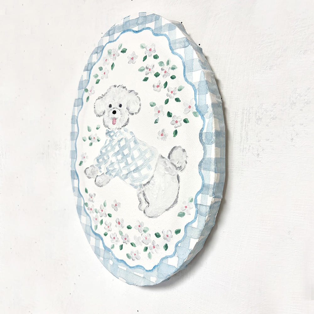 【利光春華・受注制作作品(後期)】No.37 いつも想ってるよ (koko) ※会期終了後７月中の発送予定
